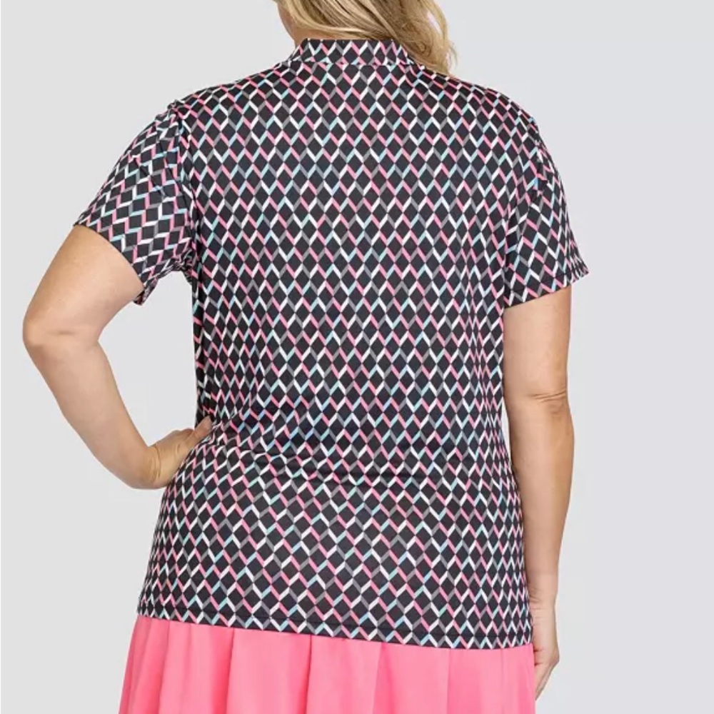 Tail Women's Short Sleeve Zip Golf Shirt Tennis Polo 3X Plus Size - Picture 2 of 2